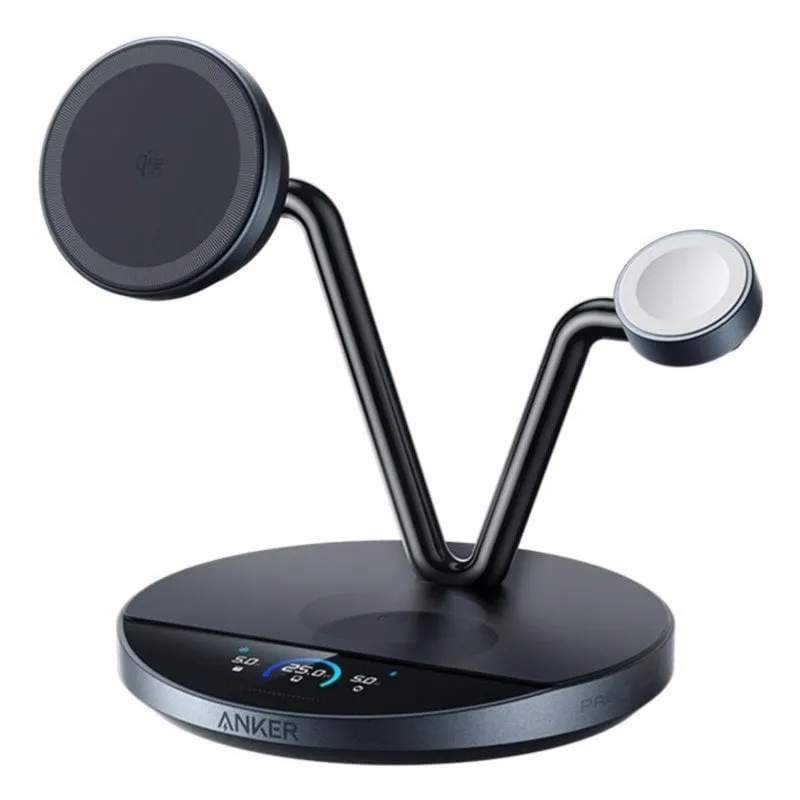 Caricatore wireless Anker B25X7G11 Qi2 35W USB-C Nero 1,5 m