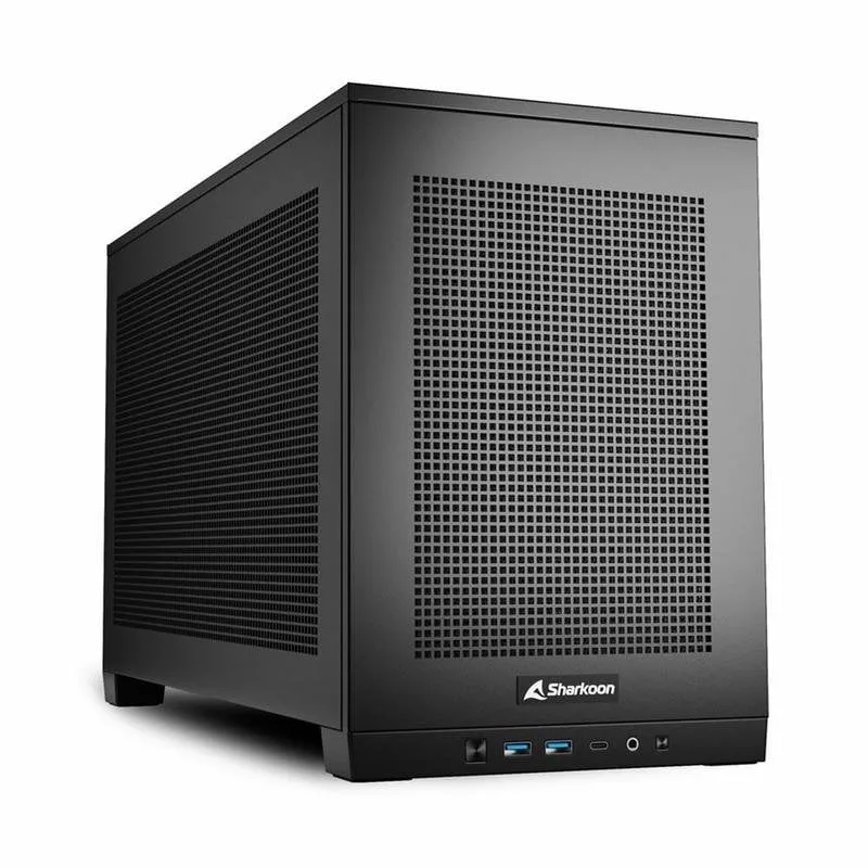 Case PC Sharkoon REBEL C20 ITX Nero Metallo Gaming Mini-ITX