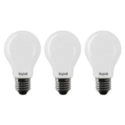 Set lampadine led goccia (3 pz - E27 - 1055 lumen - 8 W - Bianco caldo) TUTTOVETRO LED 58050