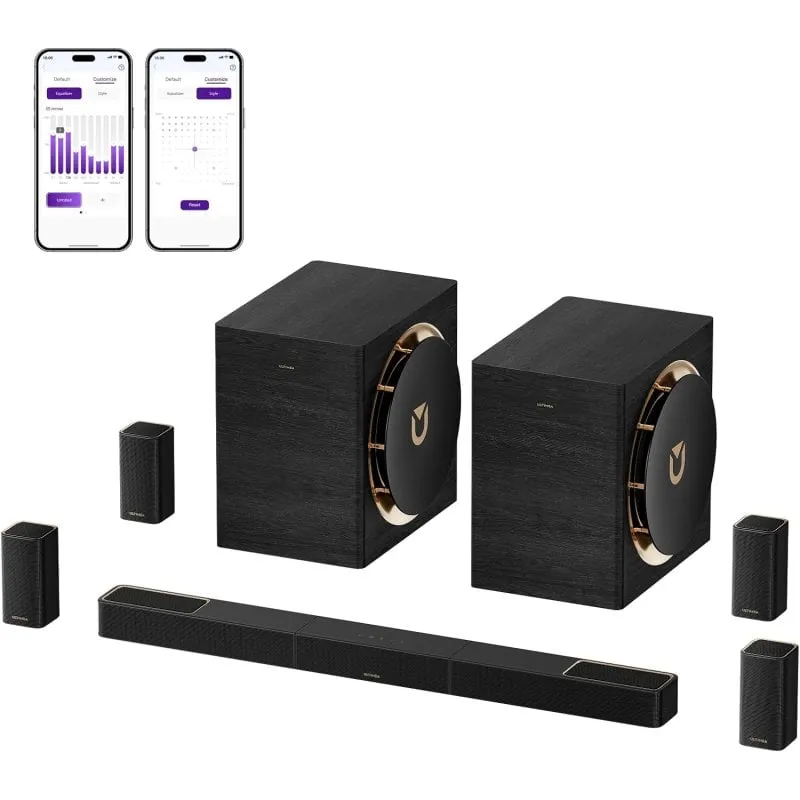 Barra Audio Ultimea Skywave X100 Dual 9.2.6 2000W Wireless THX Dolby Atmos