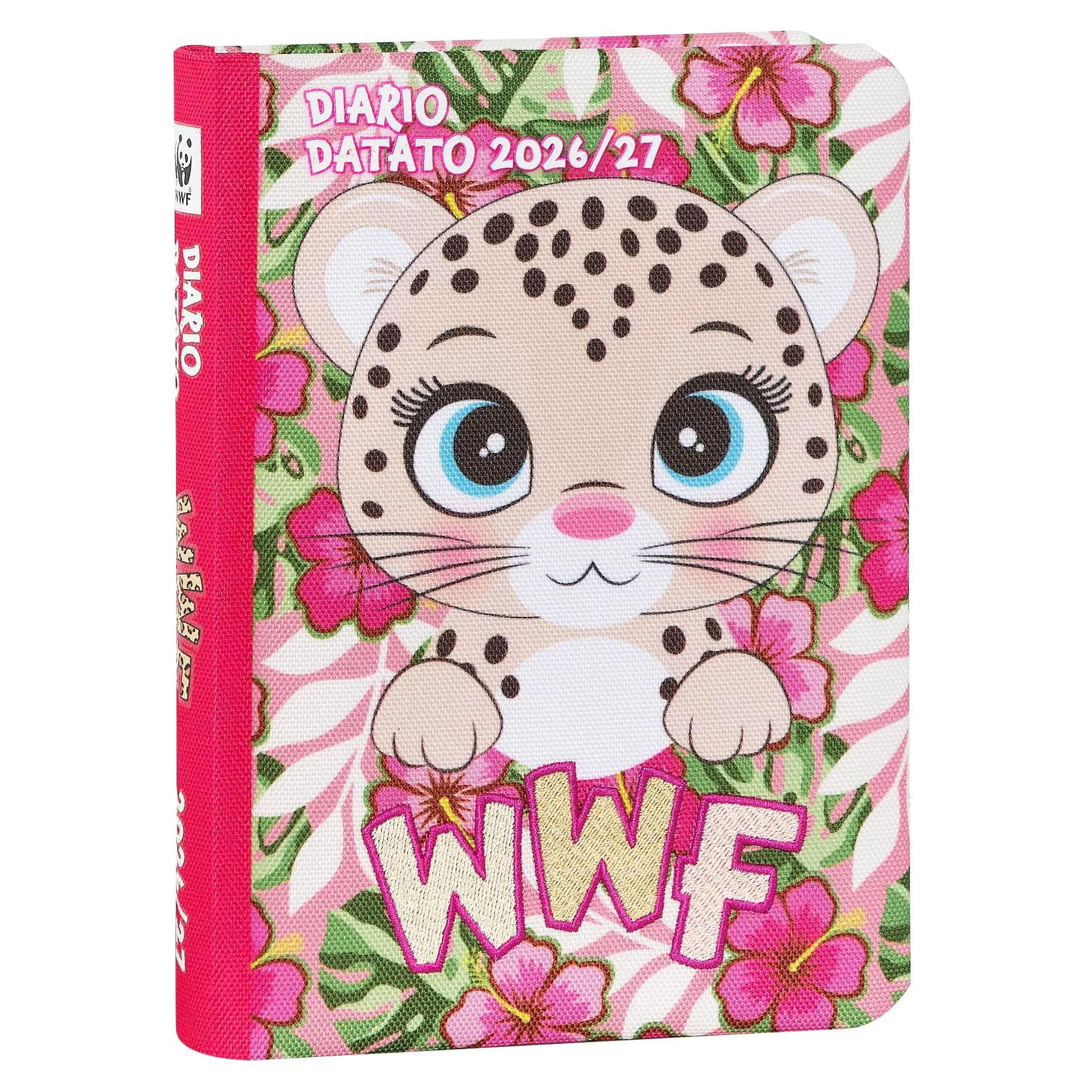 WWF - Diario Scuola 2026-2027 Ufficiale WWF, Diario Scolastico per Bambini e Ragazzi, Copertina Rigida e 352 Pagine con Contenuti a Tema Natura, Ideale per la Scuola Elementare o Media, 13 x 17,8H cm