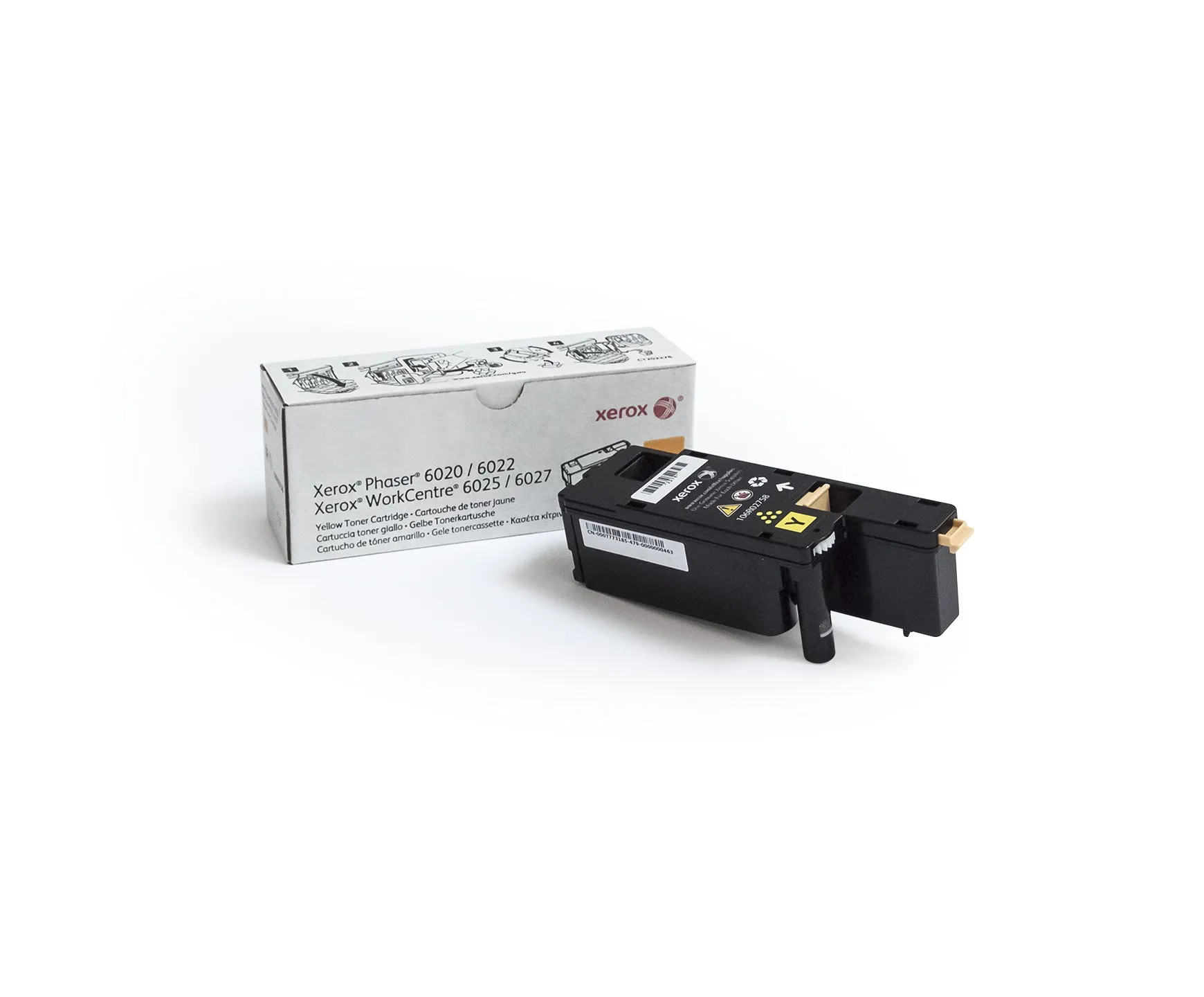 Xerox Cartuccia toner Giallo a Standard da 1.000 pagine per Phaser 6020 / 6022 / WorkCentre 6025 / 6027 (106R02758)