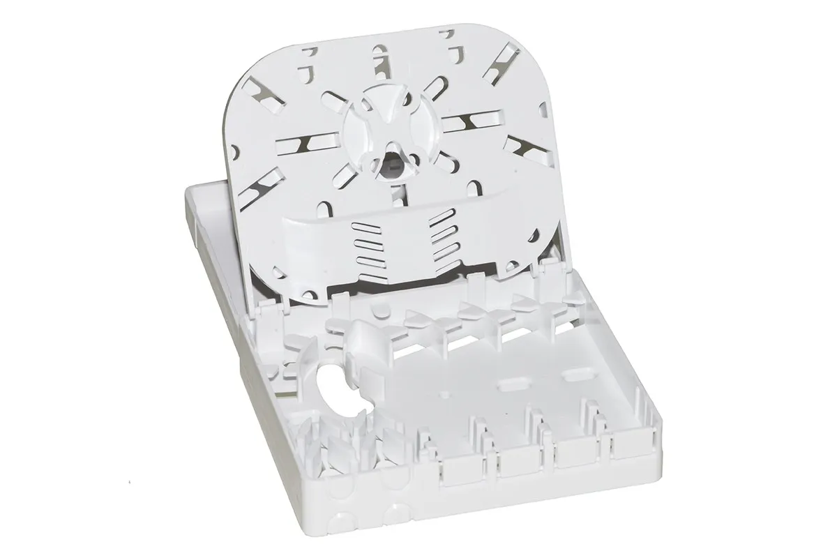 Box 4 Porte Per Connettori Fibra Ottica Sc Simplex O Lc Duplex Per Applicazioni Ftth