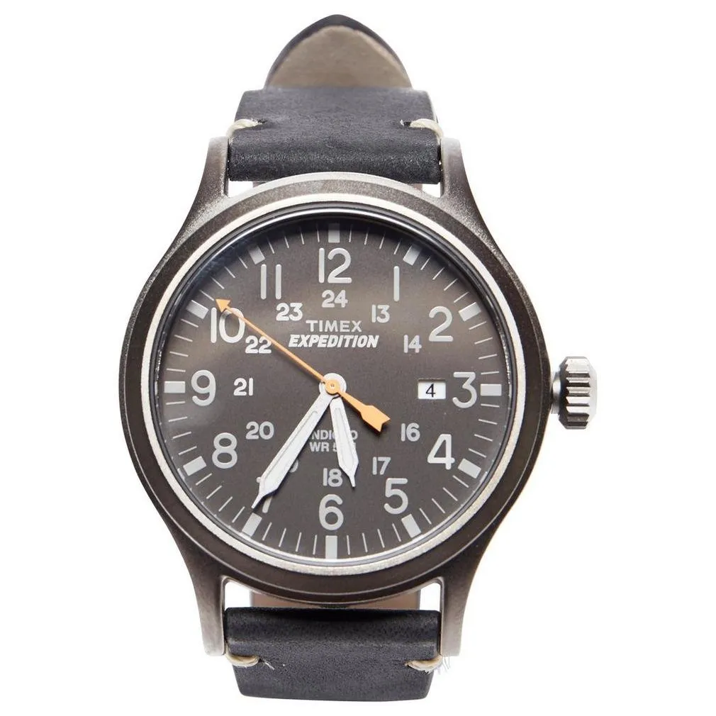 Timex TW4B01900 Orologio da Polso al Quarzo, Analogico, Unisex, Pelle, Nero