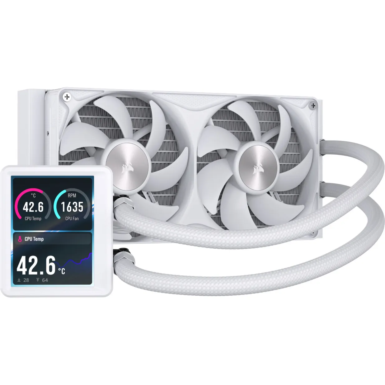 NAUTILUS II 240 RS LCD Dissipatore liquido per CPU, Raffreddamento ad acqua