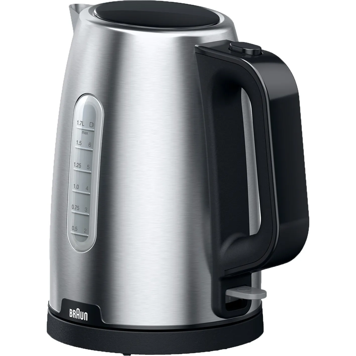 PurShine WK102AI-WK1500BK bollitore elettrico 1,7 L 2200 W Nero, Acciaio inox