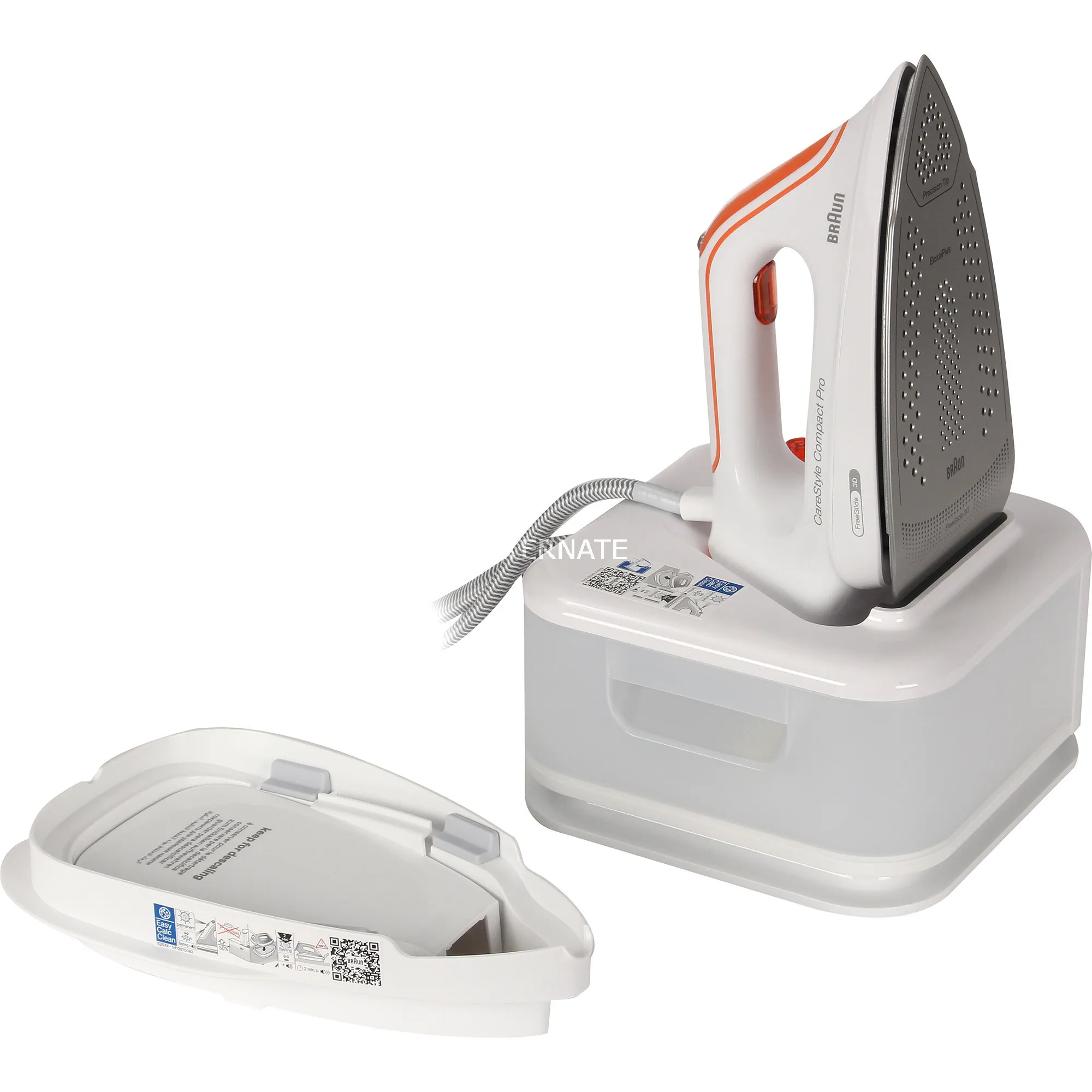 CareStyle Compact Pro IS2561WH 2400 W 1,5 L EloxalPlus soleplate Arancione, Bianco, Stazione stirante