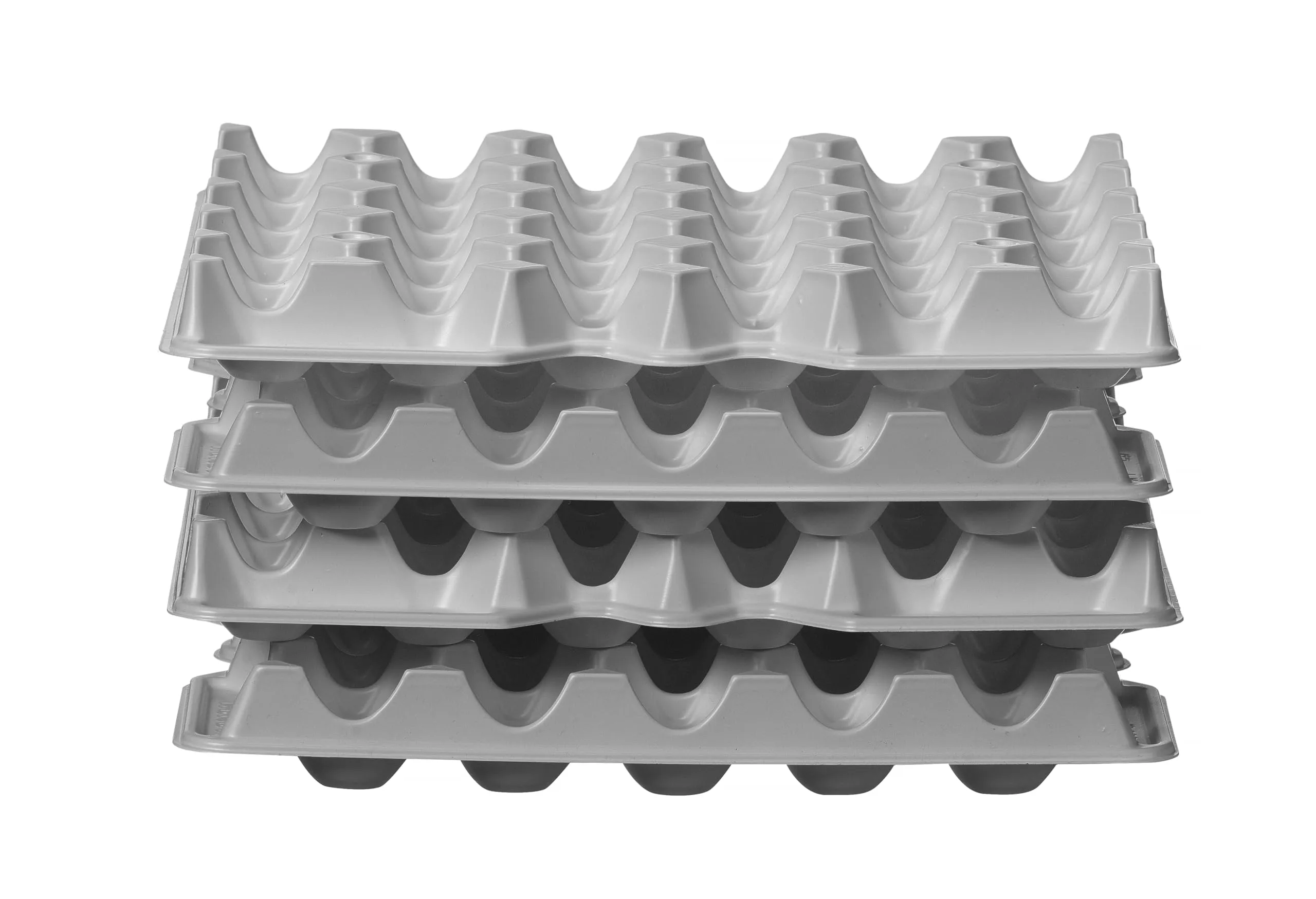 HENDI Vassoi per uova OVOBOX 120, set da 4, capacità 120 uova, 291x288x(H)41mm, PS