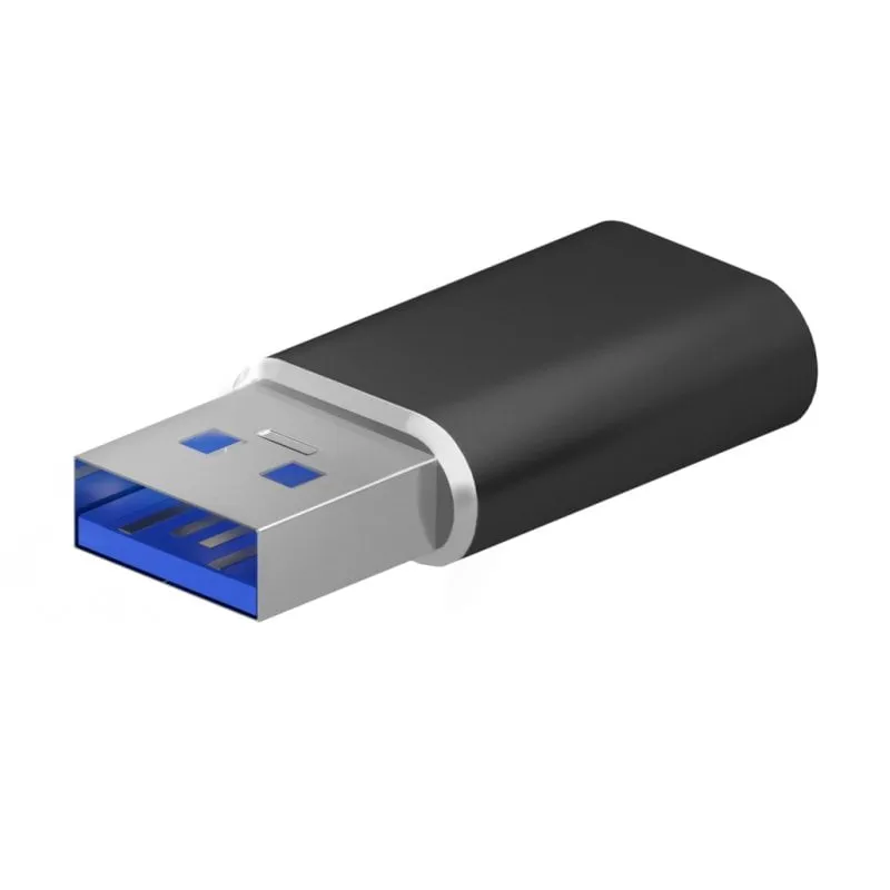 Adattatore Aisens A108-0678 USB 3.2 Gen2 da USB-C femmina a USB maschio