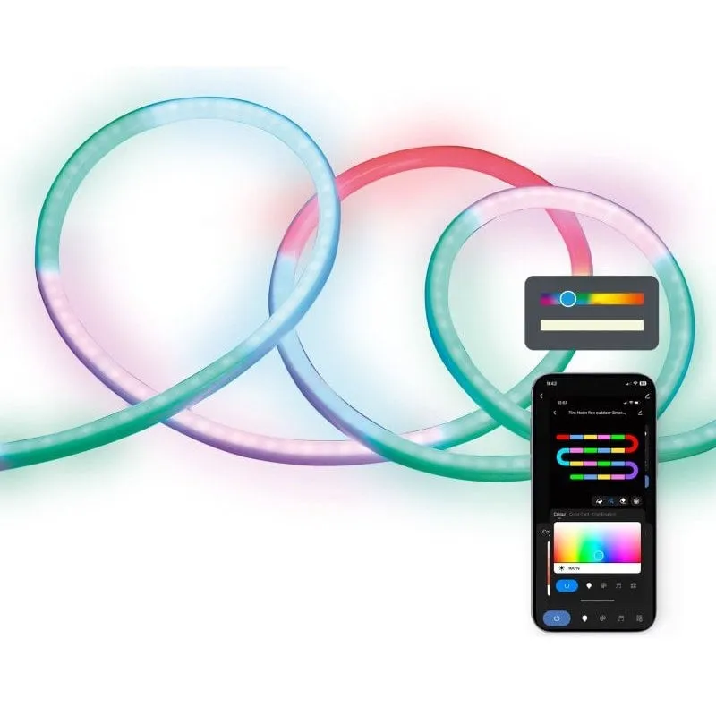 KSIX SmartLED Striscia al neon flessibile da esterno RGBIC 5m