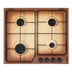 Piano cottura gas 4 zone FAMILY Fft 46 Asv Terra di francia (60cm)