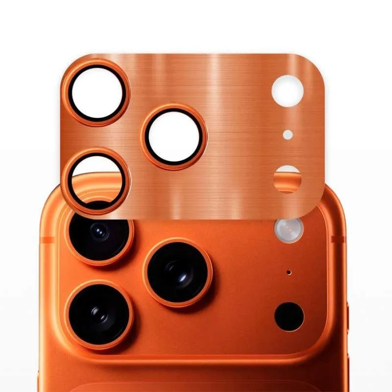 Protezione Fotocamera Metallizzata Compatibile iPhone 17 Pro Max Alta Resistenza