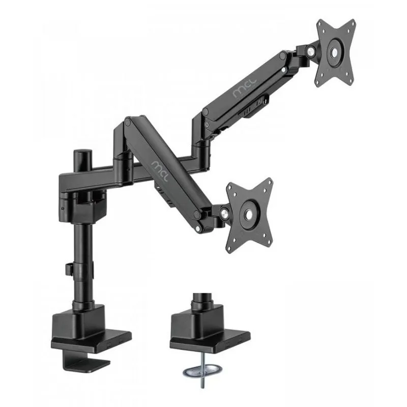 MCL MS3A99ASBA2E3209N Supporto Monitor Scrivania 17 a 32" VESA 75x75 a 100x100 Max 18Kg