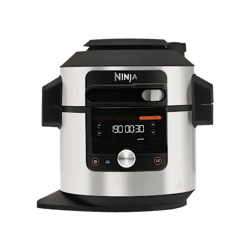 Multicooker Ninja SmartLid da 7,5 L in Nero/Argento