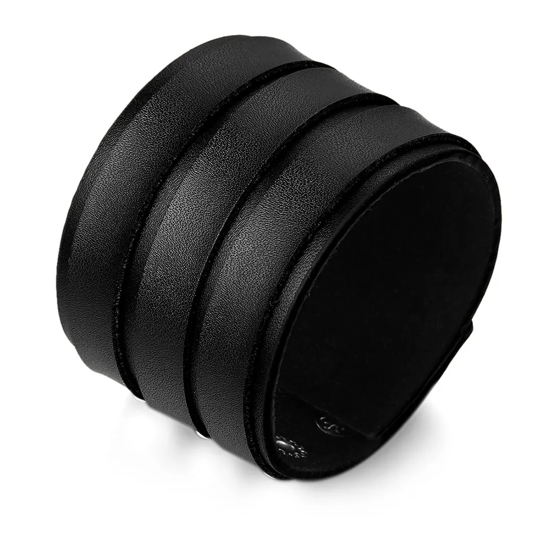 Bracciale in Pelle Cuoio da Uomo: Stile Elegante e Versatile per il Tuo Look Colore Nero