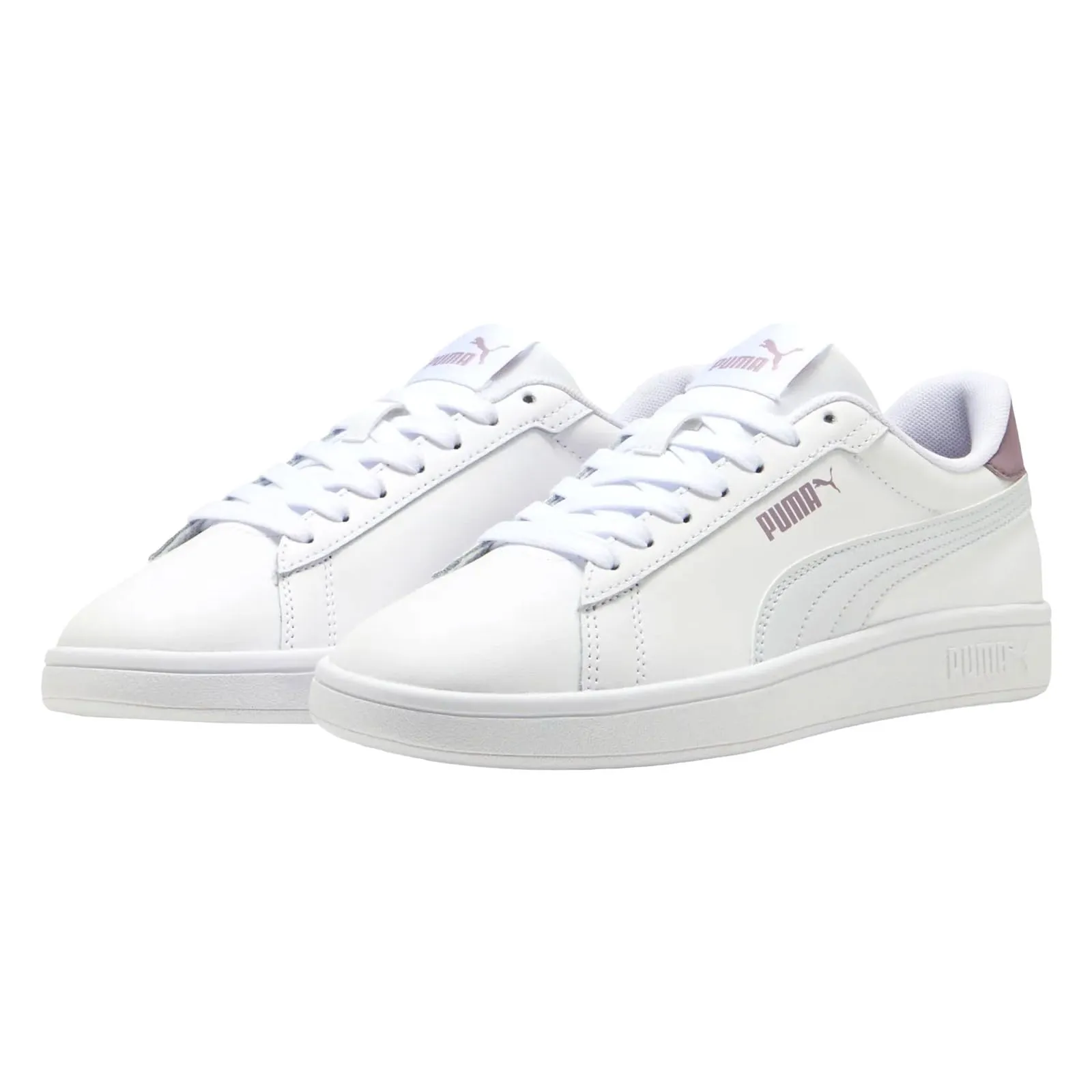 Puma Smash 3.0 L, Sneaker Uomo, Puma Confettura Bianca Silver Mist Plum, 38 EU