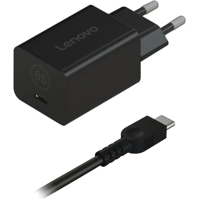 Caricatore Lenovo GaN Nano 65W USB-C Compatto Nero 1,8 m