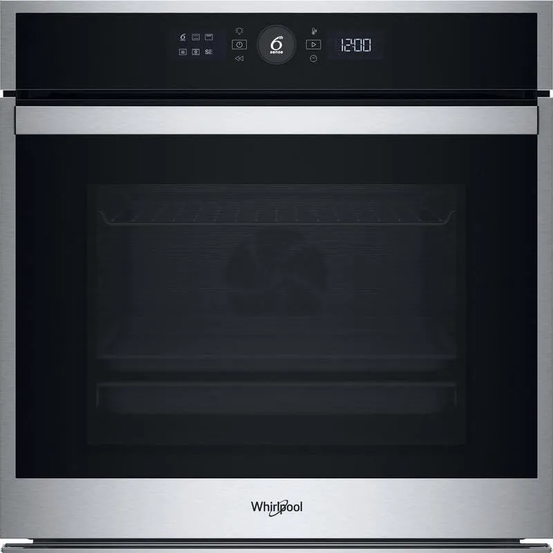 Forno da Incasso Whirlpool WOI4S8CM1SXA Catalitico 73L 60cm A+ Vapore Grill Nero Inox