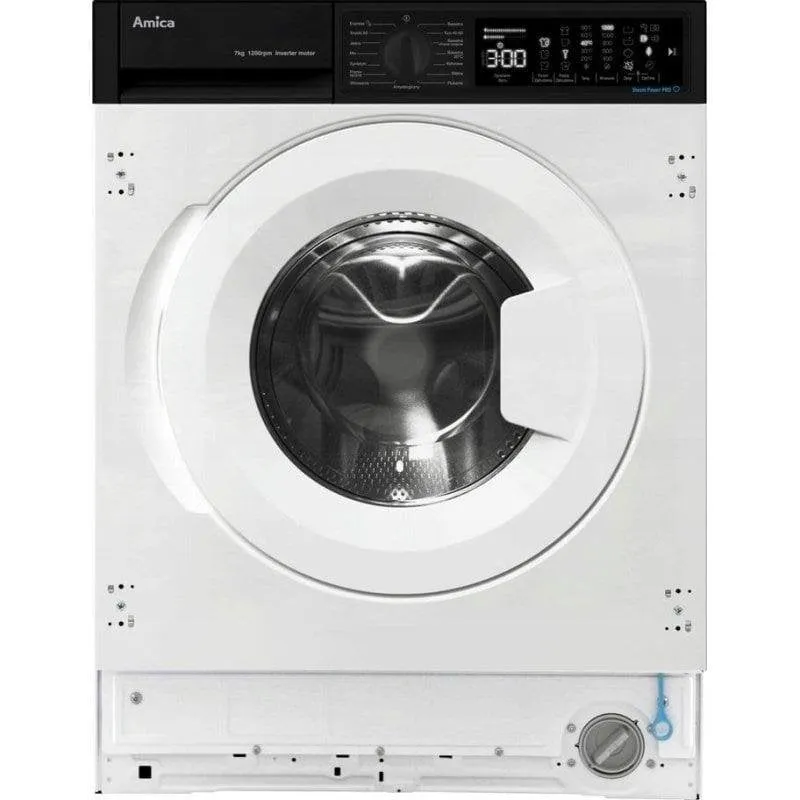 Lavatrice a Carica Frontale Amica WABIC712ALISTO 7 kg 1200 giri Classe A Bianca