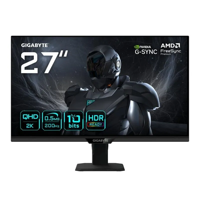 Monitor PC GIGABYTE G27Q20T 27" Quad HD 200Hz IPS FreeSync Premium HDR10 0,5ms