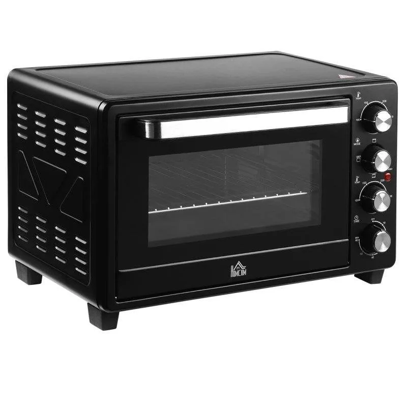 Fornetto Elettrico Welltin 800-087BK 32L 1600W 3 Funzioni Timer Nero
