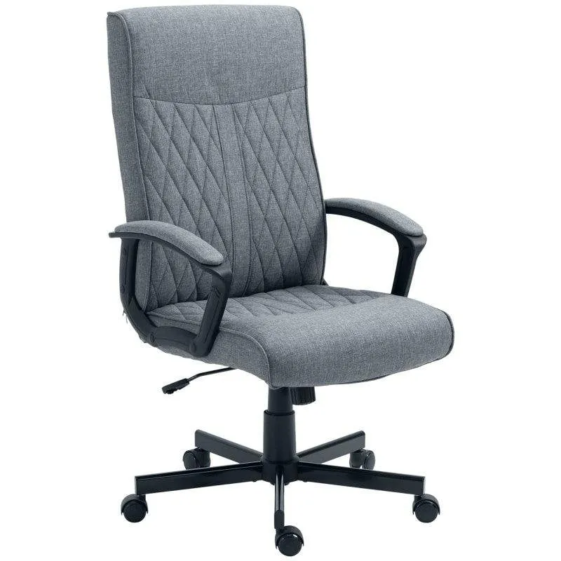 Sedia Welltin 921-605V00CG Grigio Scuro Schienale Alto Altezza Regolabile