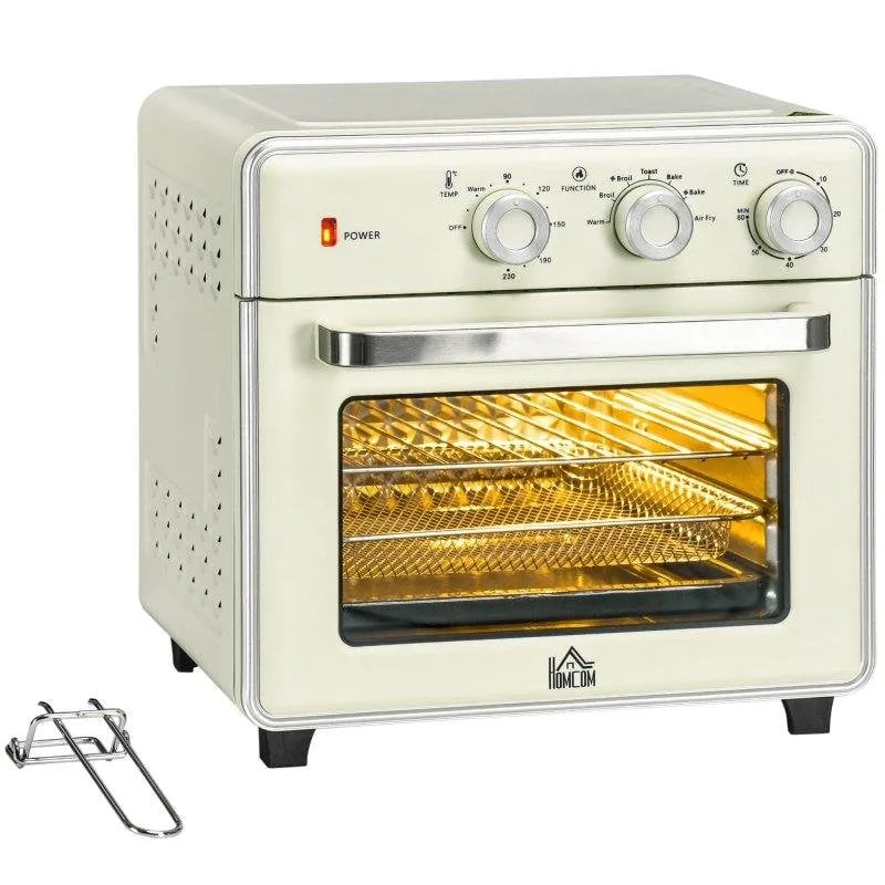 Fornetto Elettrico Blossom 7 in 1 20L Convezione AirFryer Grill Timer Crema