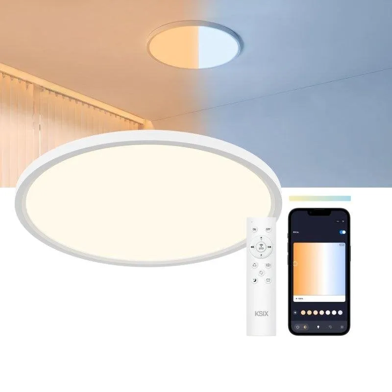 Plafon KSIX Levora Smartled Ø40 cm 3700 lm 30 W