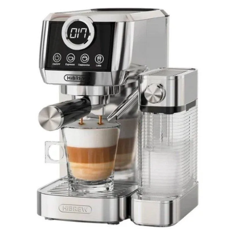 Macchina da caffè espresso semiautomatica HiBREW H13A 1,3 L 20 bar doppia caldaia
