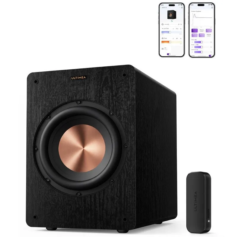 Subwoofer attivo Ultimea SUB10 10" wireless, 550 W e controllo via app