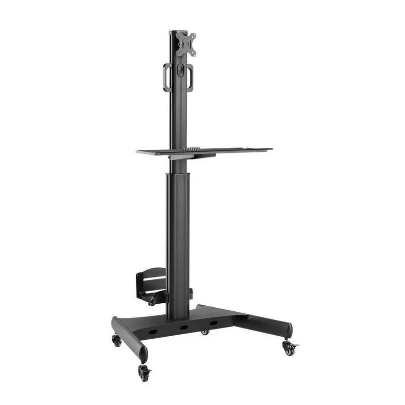 Napofix SW9100B Supporto da pavimento mobile per monitor 13-32 pollici VESA 75x75-100x100 8 kg