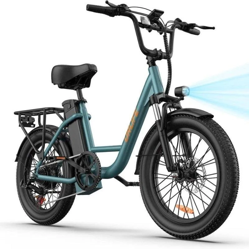 Bicicletta elettrica URLIFE 500 W, 48 V 13 Ah, Shimano 7 velocita