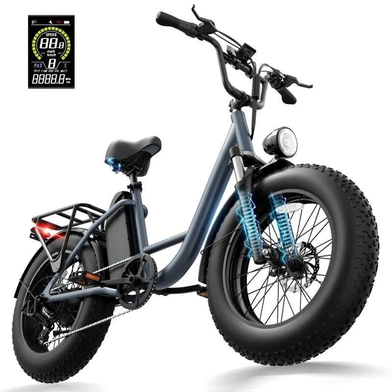 Bicicletta elettrica Fatbike URLIFE 750W 20 pollici 48V 15,6Ah Shimano