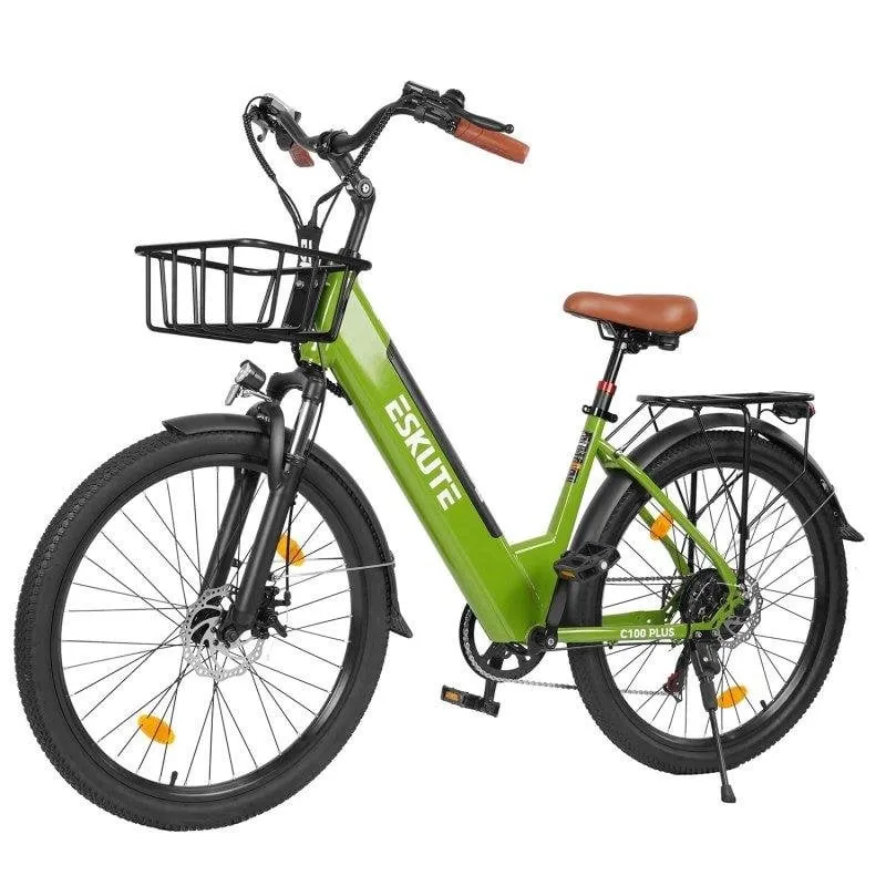 Bicicletta elettrica Eskute C100 Plus 250W 36V 13Ah pneumatici confortevoli
