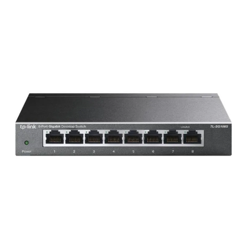 Switch TP-Link TL-SG108S 8 porte RJ45 Gigabit non gestito