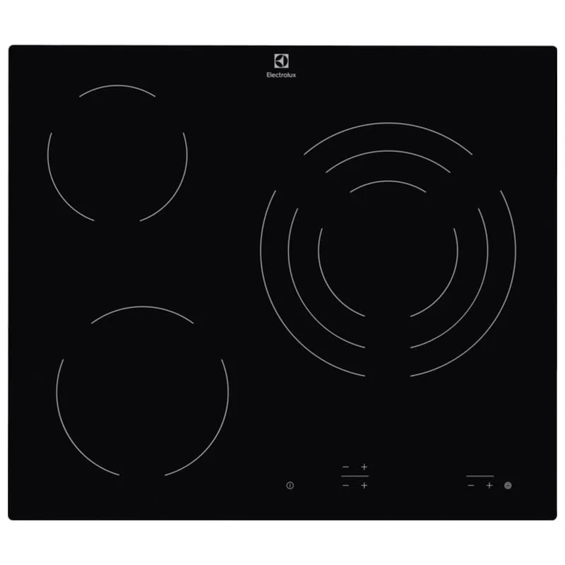 Electrolux EHF6232IOK Piano cottura in vetroceramica 3 zone 60 cm Nero