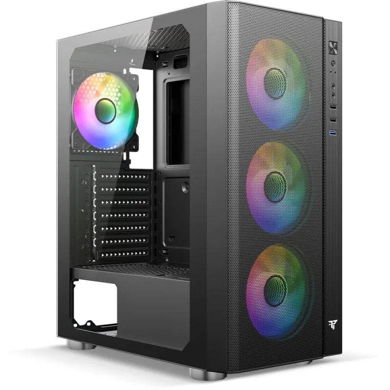 Tempest Airflow Umbra RGB ATX Nera