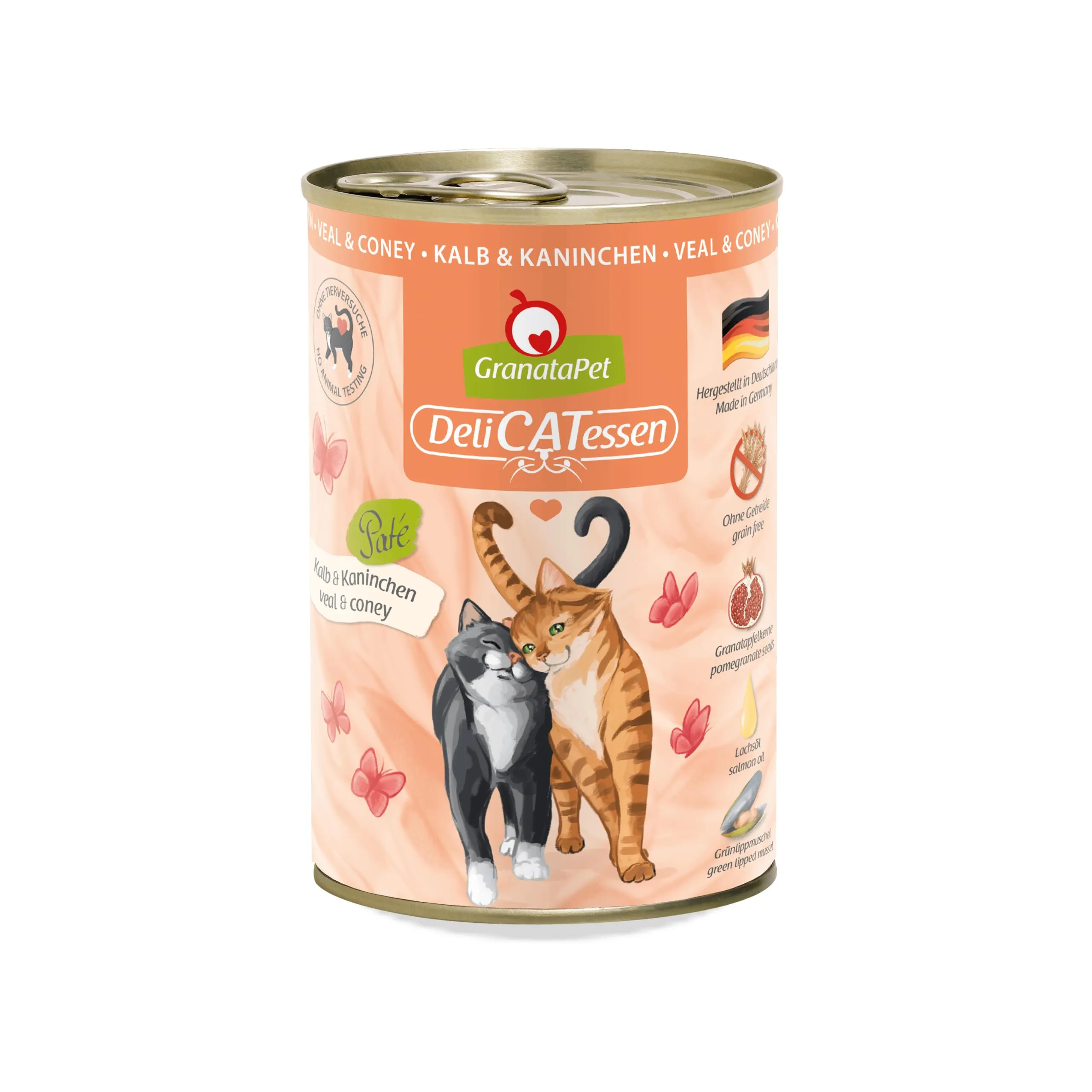 GranataPet DeliCATessen Vitello & Coniglio, 6 x 400g