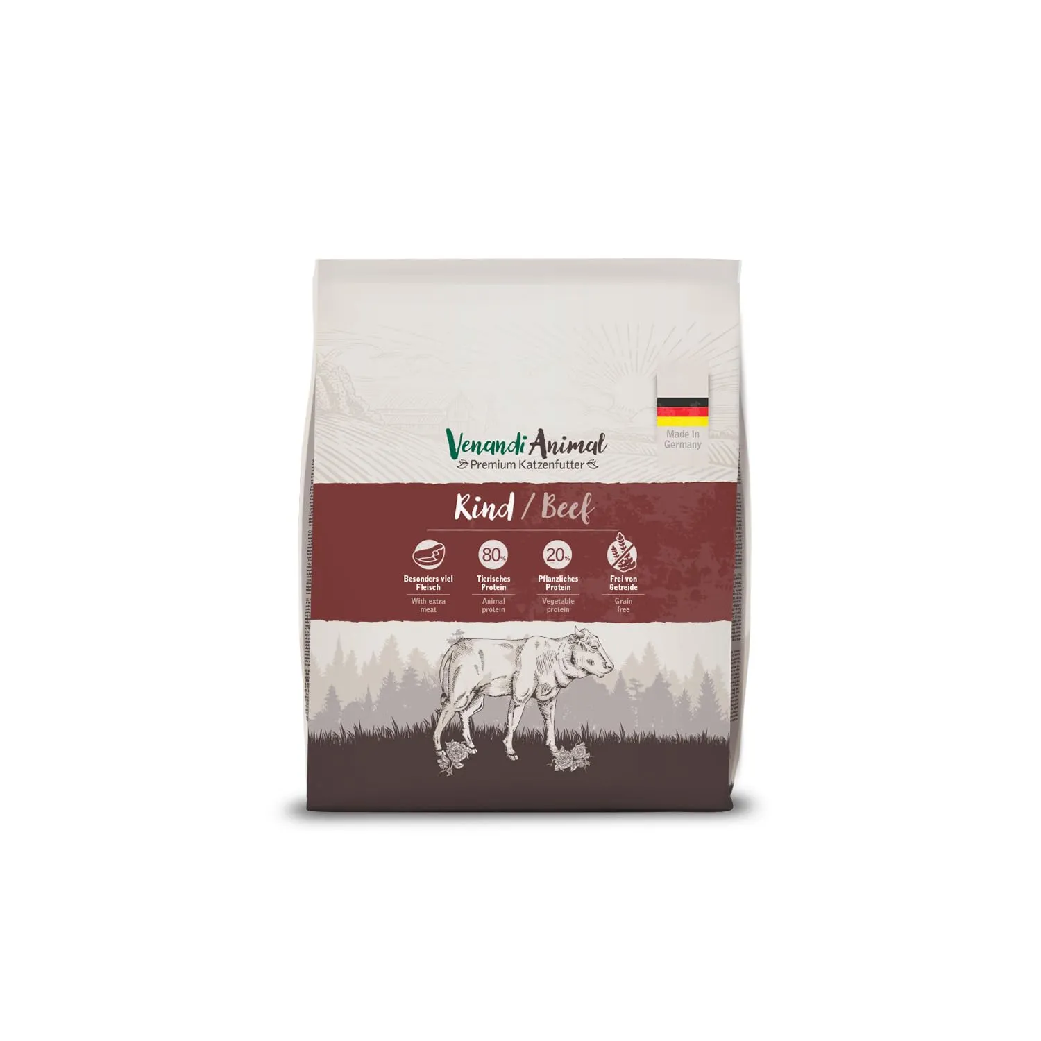 Venandi Animal Bovino come Mangime Secco, Senza Cereali, 300 g