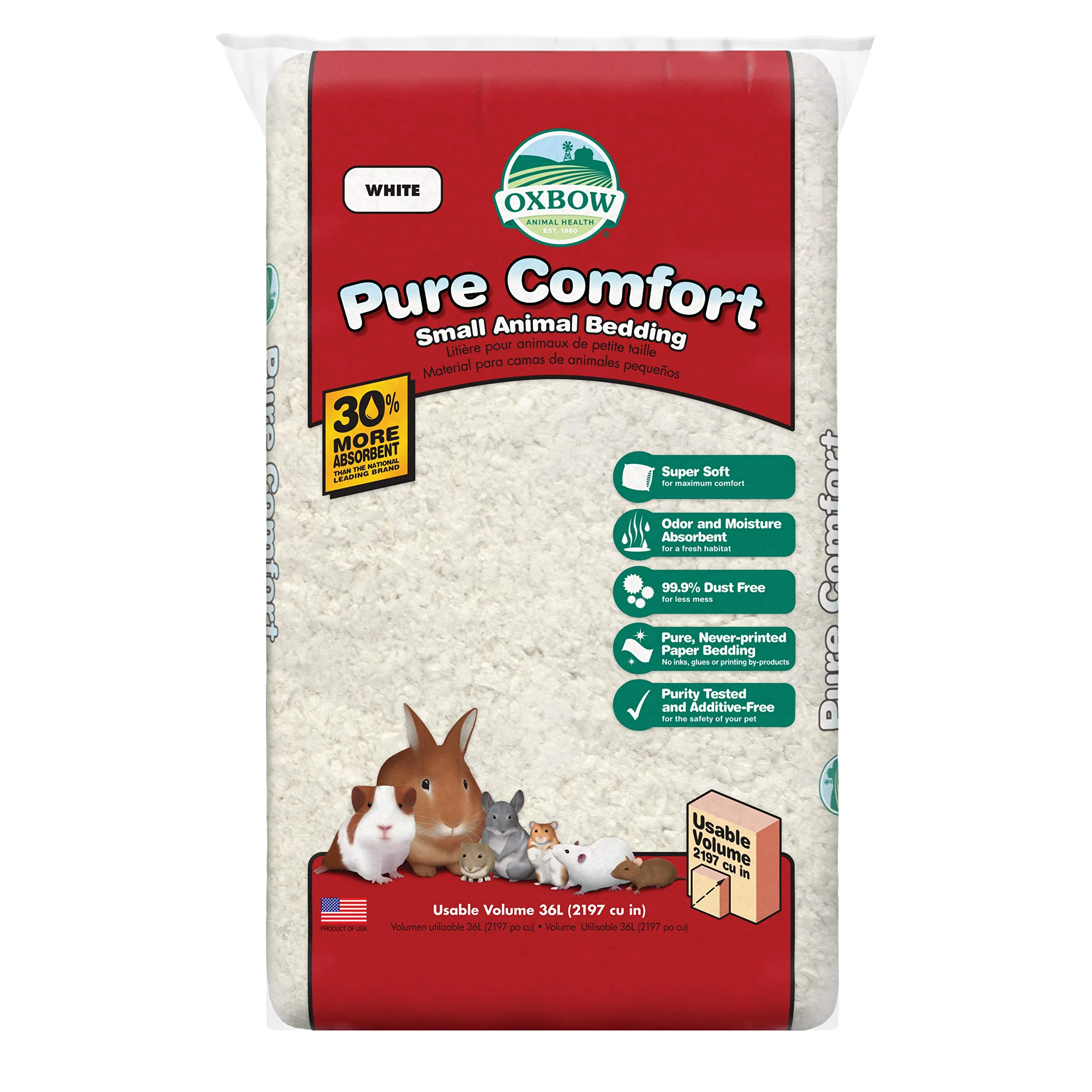 Oxbow Pure Comfort - Biancheria da Letto, 8,2 Litri, Colore: Bianco