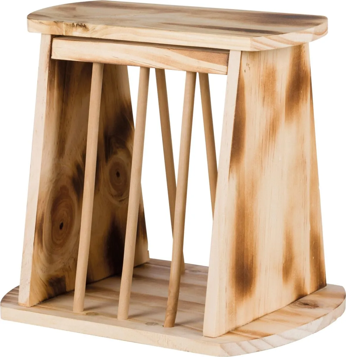 Trixie Ruggine di Fieno con Coperchio, Legno/Fiammato, 61193