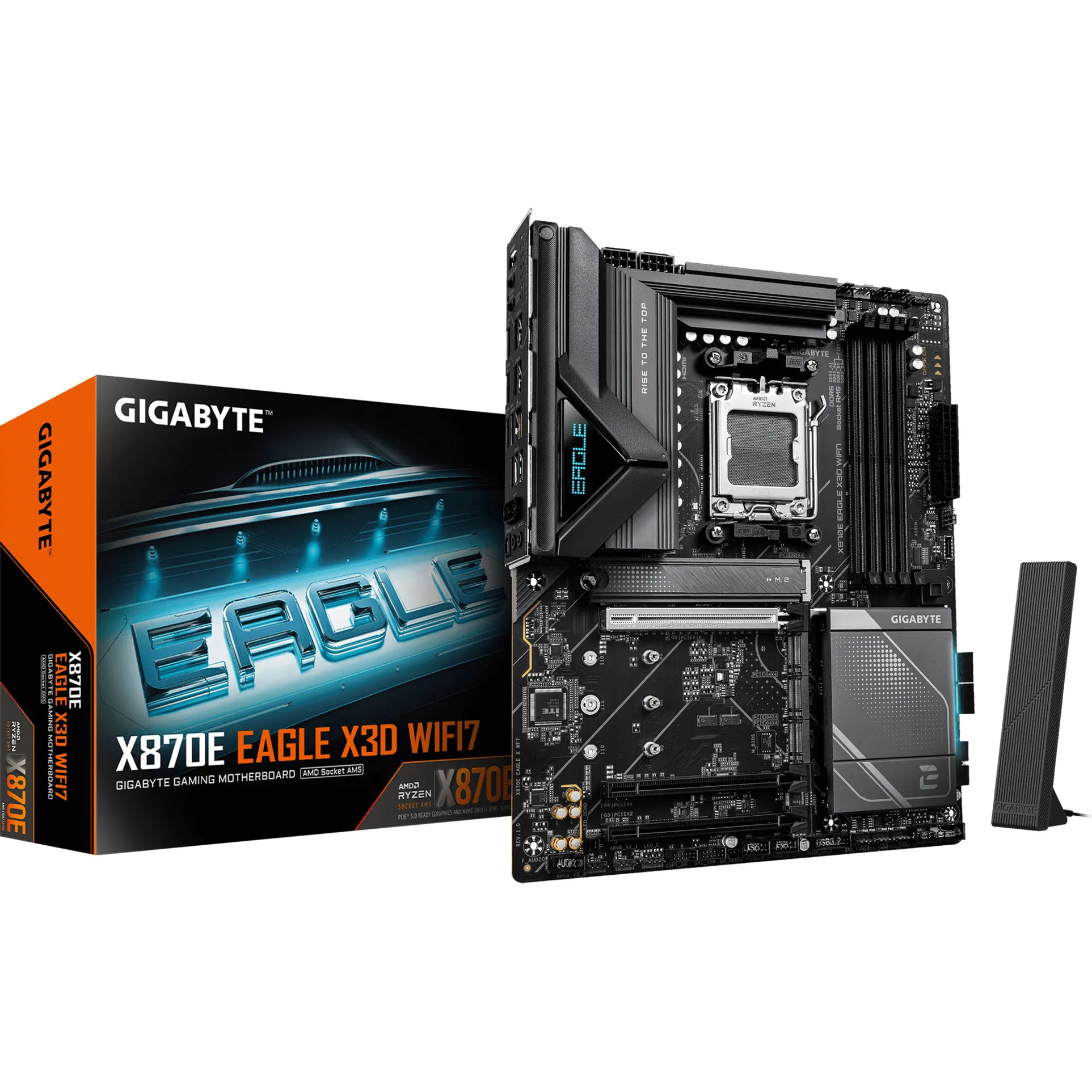 X870E EAGLE X3D WIFI7, Scheda madre