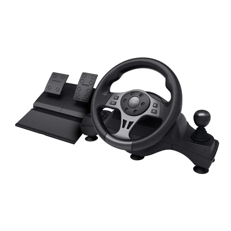 Pedali vibranti Trust GXT 289 MOVI 270° Volante da gioco multipiattaforma Nero