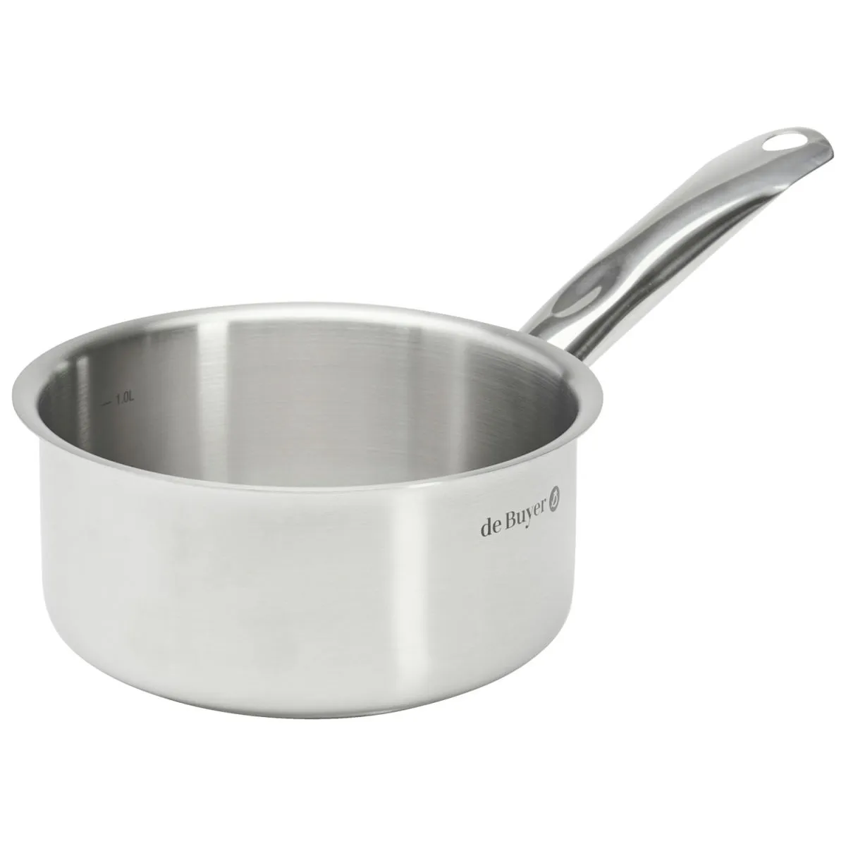 de Buyer Casseruola con manico Prim Appety; 16 cm (Ø); argento