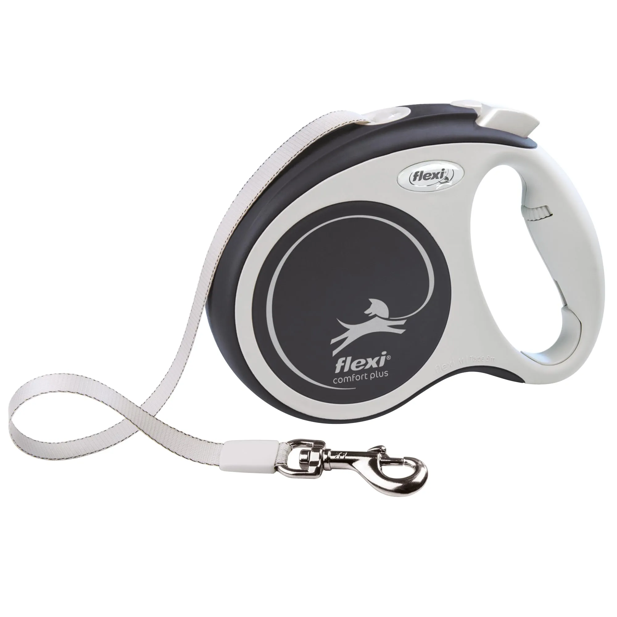 flexi Comfort Plus M Guinzaglio Allungabile 5 m, 25 kg, Antracite