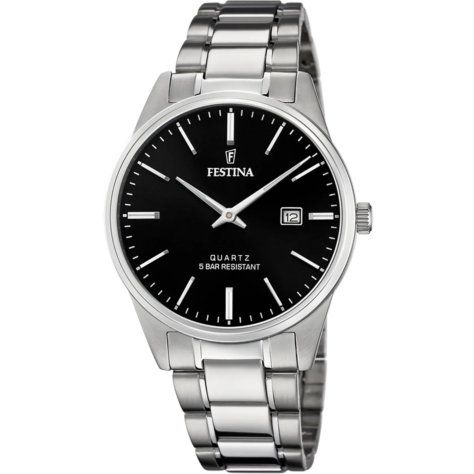 Festina Orologio Uomo Analogico in Acciaio Inossidabile 316l Argentato
