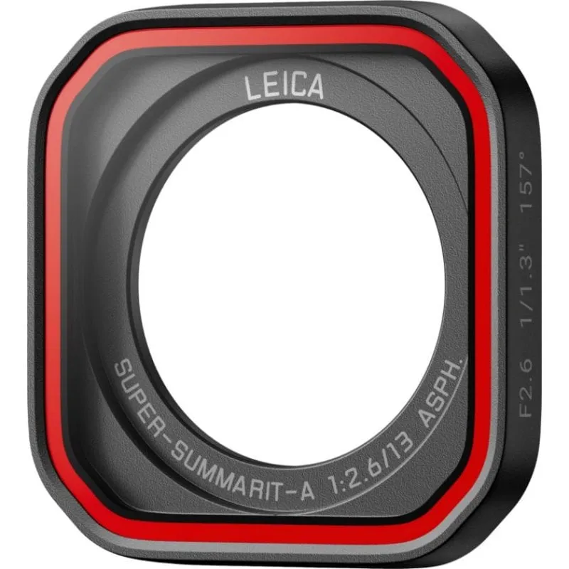 Protezione obiettivo Insta360 Ace Pro 2 Nero Rosso Trasparente