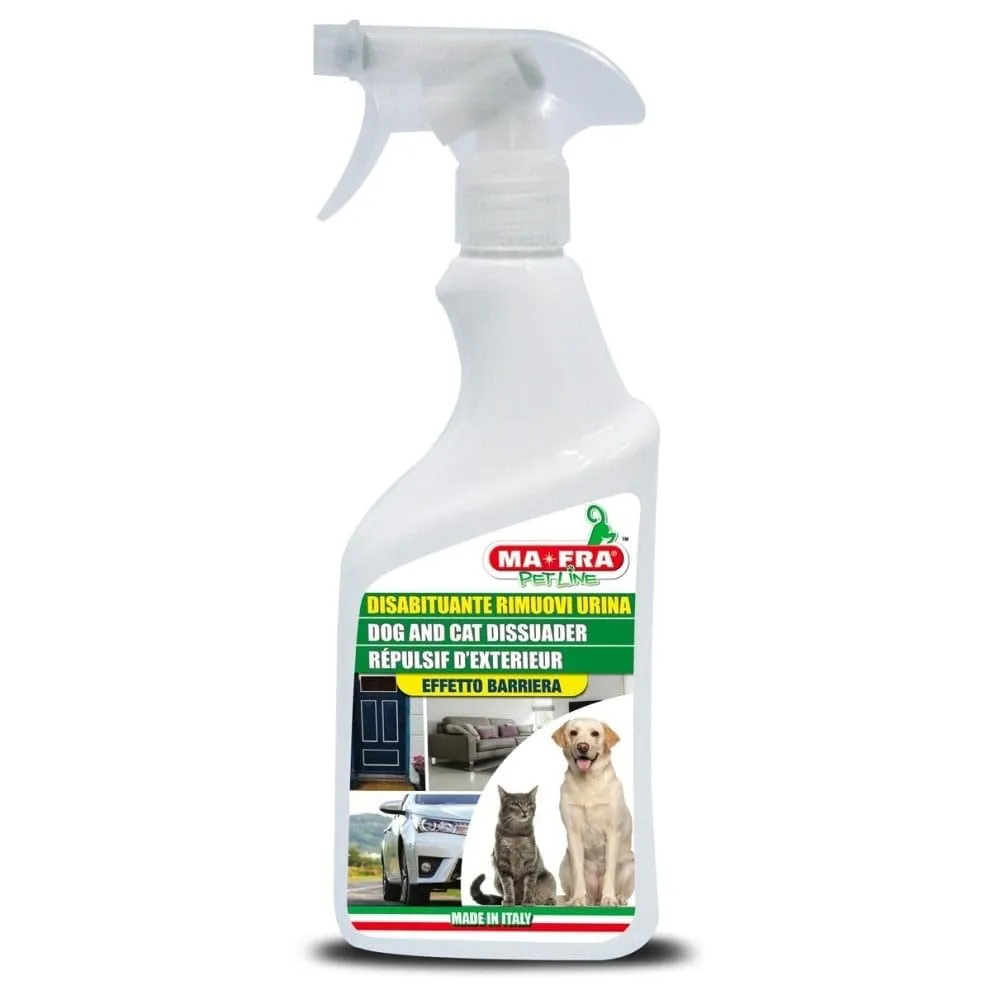 MAFRA, Rimuovi Urina, Elimina Macchie di Urina, Rigurgiti ed Escrementi, Neutralizza Cattivi Odori a Lunga Durata, Facile da Usare, Ideale per Auto, Casa e Letterie, Formato 500ml
