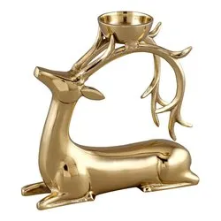 Renna Alluminio (24x11x24,8cm) (1pz) FLAIR Oro 0981625