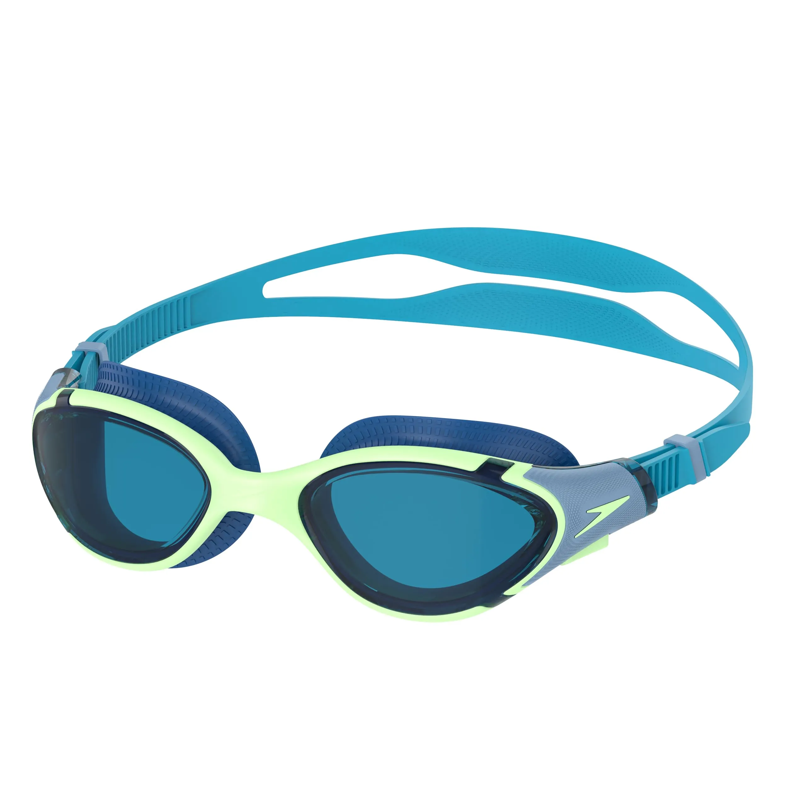 Speedo Biofuse 2.0 - Occhialini da nuoto unisex per adulti, quadrifoglio pallido/cobalto, taglia unica